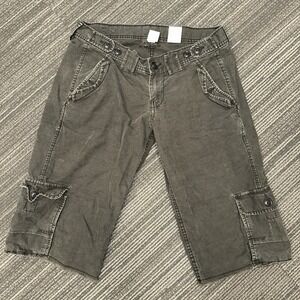 Lucky Brand Dungarees by Montesano Fine Outdoor Wear Sz 6 /28 Cargo Short Grunge